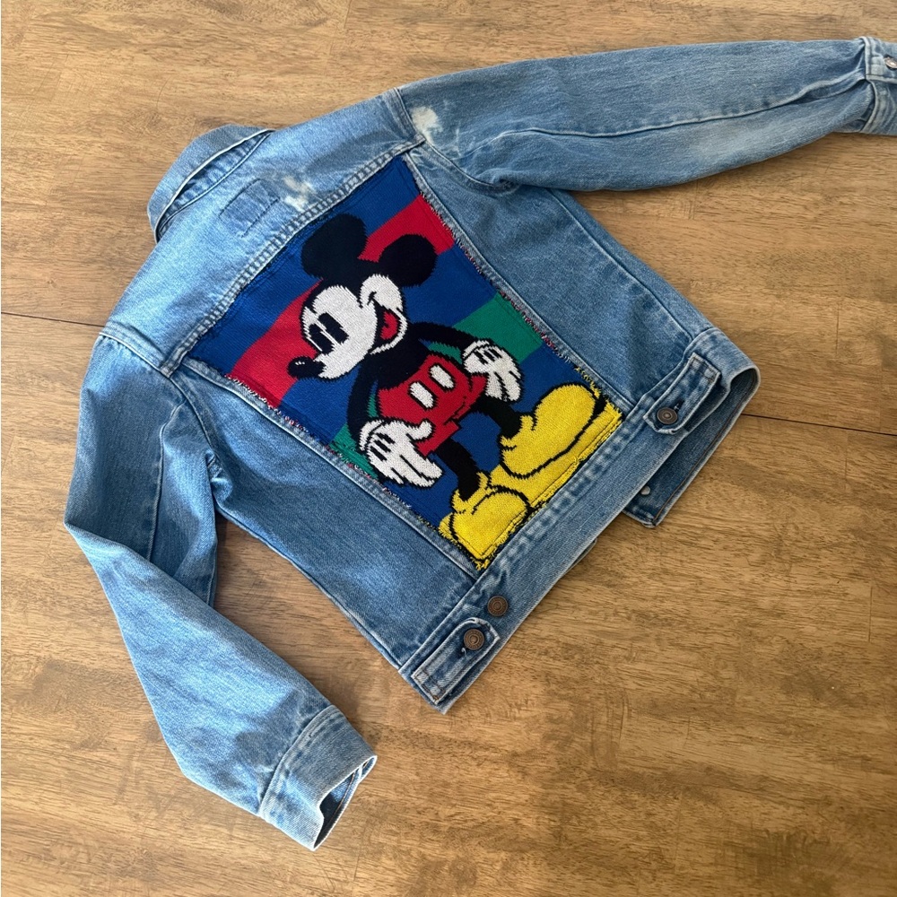 Kids Denim Disney Mickey Mouse jacket